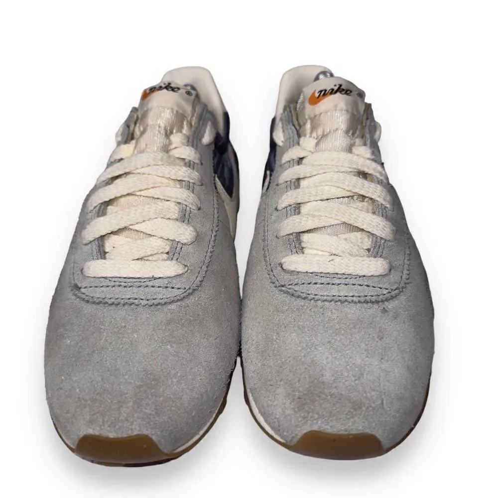 Nike Pre Montreal Racer Casual‎ Suede Sneakers Grey / Blue 555258-008 Women's 6